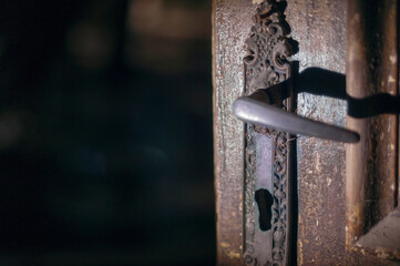 Abandoned palace with a piano in Bratoszewice, Poland 