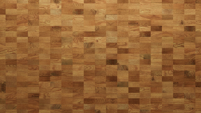 Wood Texture background. Parquet Wallpaper with a Light and Dark Timber Rectangle tile pattern.