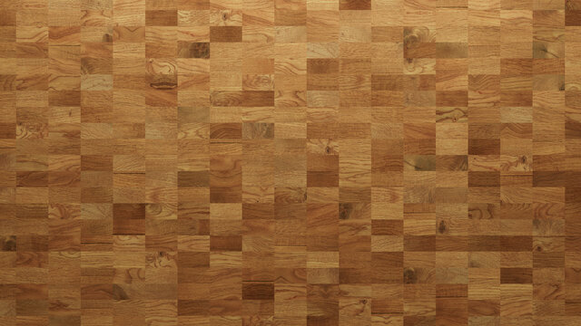 Wood Texture background. Parquet Wallpaper with a Light and Dark Timber Rectangle tile pattern.