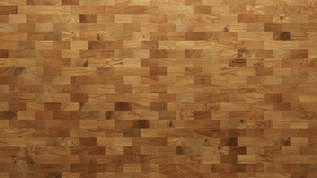Wood Texture background. Parquet Wallpaper with a Light and Dark Timber Rectangle tile pattern.
