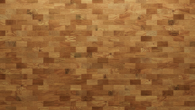 Wood Texture background. Parquet Wallpaper with a Light and Dark Timber Rectangle tile pattern.