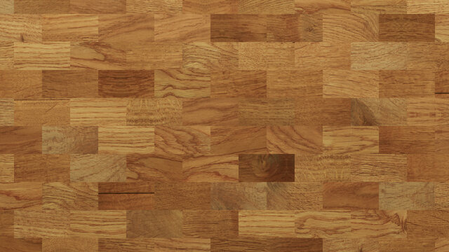 Wood Texture background. Parquet Wallpaper with a Light and Dark Timber Rectangle tile pattern.