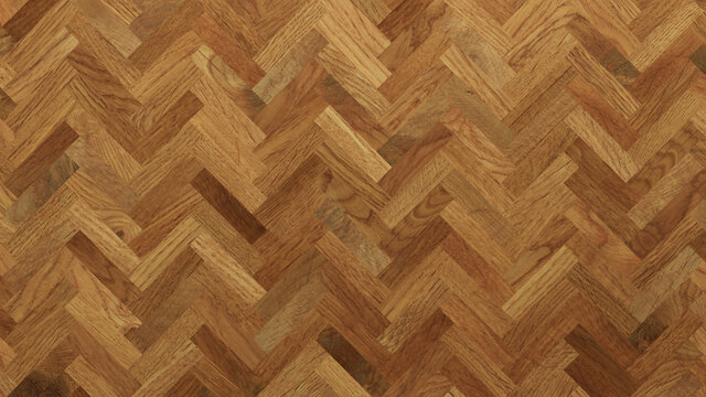 Wood Texture background. Parquet Wallpaper with a Light and Dark Timber Herringbone tile pattern.
