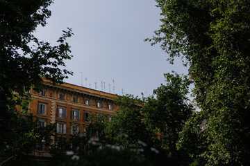 Italian apartment building in Rome