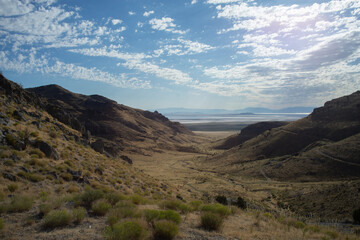 West Desert looking into the Salt Lake