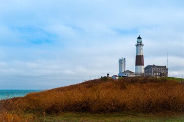 lighthouse on the coast of Montauk, New York