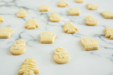 Christmas Shortbread Sugar Cookies
