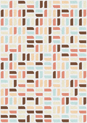 Abstract Geometric Pattern generative computational art illustration