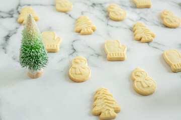 Christmas Shortbread Sugar Cookies