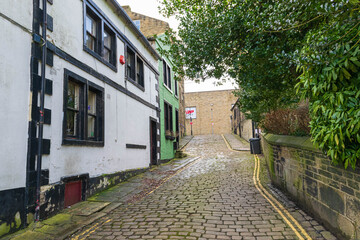 narrow street in the old town