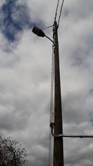 barbed wire against sky