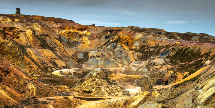 Copper mine at Parys Mountain