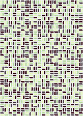 Fototapeta premium Abstract Geometric Pattern generative computational art illustration