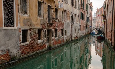 Deserted Venetian canalcanal