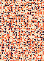 Fototapeta premium Abstract Geometric Pattern generative computational art illustration