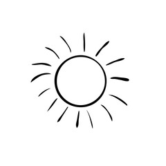 Sword draw flat design illustration vector sketch