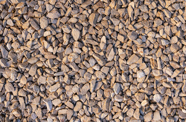 Crushed stone background