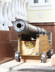 old cannon in fortress