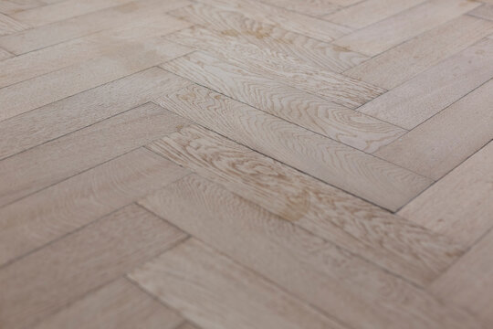 Full frame shot of herringbone parquet floor at home