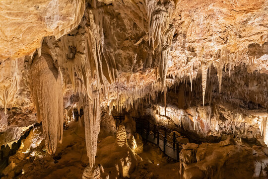 Rock formations in&not;&dagger;Ngilgi&not;&dagger;Cave