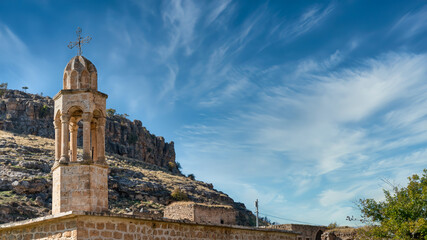 Abandoned Syriac village of Killit Dereici, near Savur town, in the southeastern Turkey
