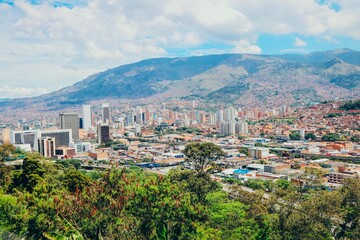 City view of Medellin, Colombia