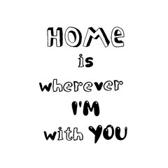 Inspirational quote for children. Motivational lettering for nursery poster, greeting card, stickers, scrapbook design.