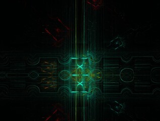 Obraz premium Imaginatory fractal background Image