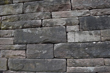 Natural stone wall, brickwork background, Stuttgart, Germany
