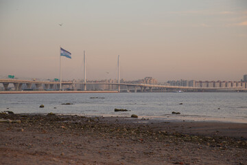 Fototapeta premium sunset on the beach