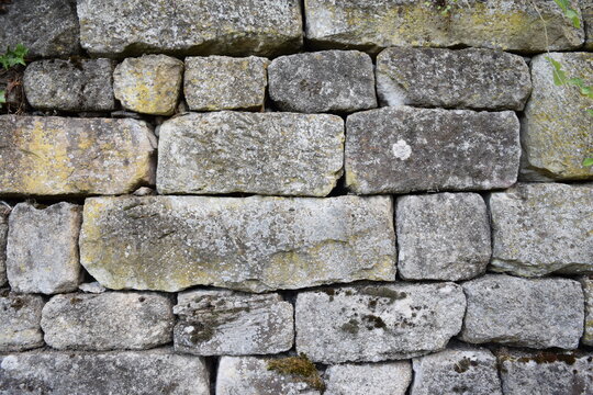 Natural stone wall, brickwork background, Stuttgart, Germany
