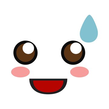 Kawaii smile emoticons Japanese emoj