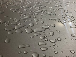 Water on car