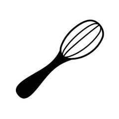 mixer kitchen utensil silhouette style icon