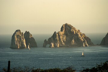 Beautiful sea landscape whit rock