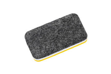 Blackboard eraser, isolated on a white background.