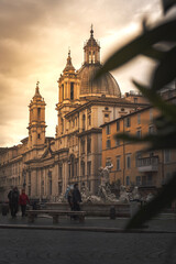 Fototapeta na wymiar Piazza Navona in Rome
