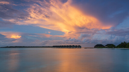 Fototapeta na wymiar Summer Island Malediven