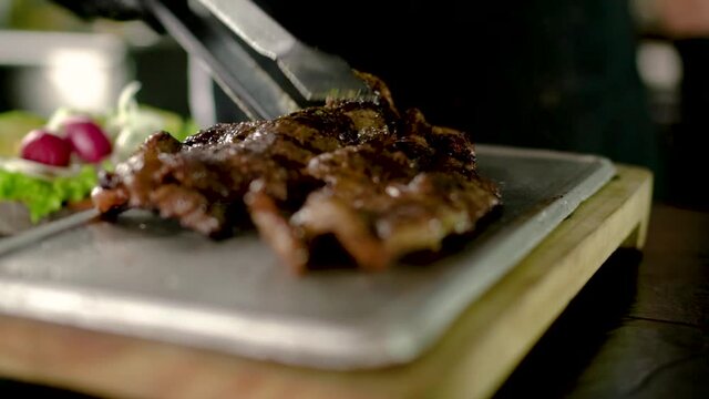 meat on the grill, comida tipica colombiana