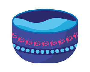 songkran pool with vivid colors