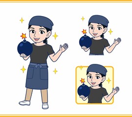 和食レストランの店員