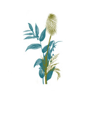 Minimalistische Kunst, Abstrakte Pflanze