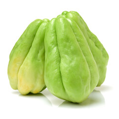 Chayote on a white background