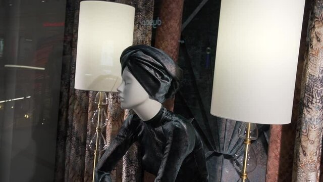 Mannequin in a fashion store