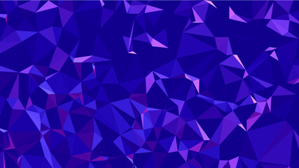Obraz premium Abstract Blue Triangle Background. Colorful gradient mosaic backdrop. Geometric background for design. Hipster triangular background. Seamless Polygonal Brilliant Pattern. EPS10 Vector