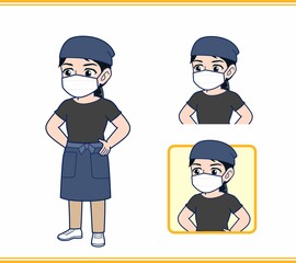 和食レストランの店員