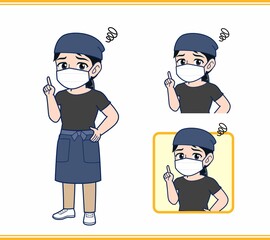 和食レストランの店員