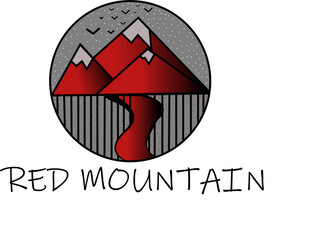 Red mountain logo
