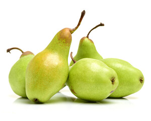 pear isolated on white background 