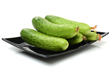 cucumber on a white background